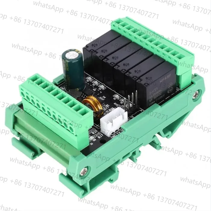 FX2N-14MR PLC مجلس وحدة إخراج التتابع 8 في 6 خارج 24VDC مصدر الطاقة مع قاعدة التناظرية 2AD 0-10 فولت المدخلات عد عالي السرعة