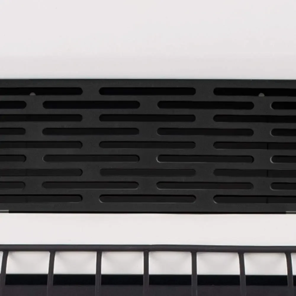 BFSS10NGT-2N Calentador de pared termostático sin ventilación con llama azul de gas natural de 10.000 BTU, blanco