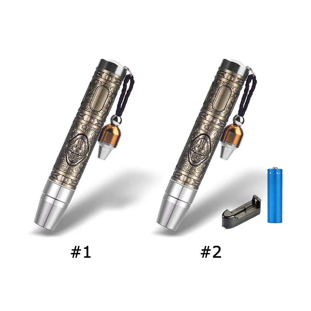 Identification Jade Flashlight 3 Modes Dedicated  Flashlight 365nm  Aluminum Alloy Strong for Emerald Jewelry