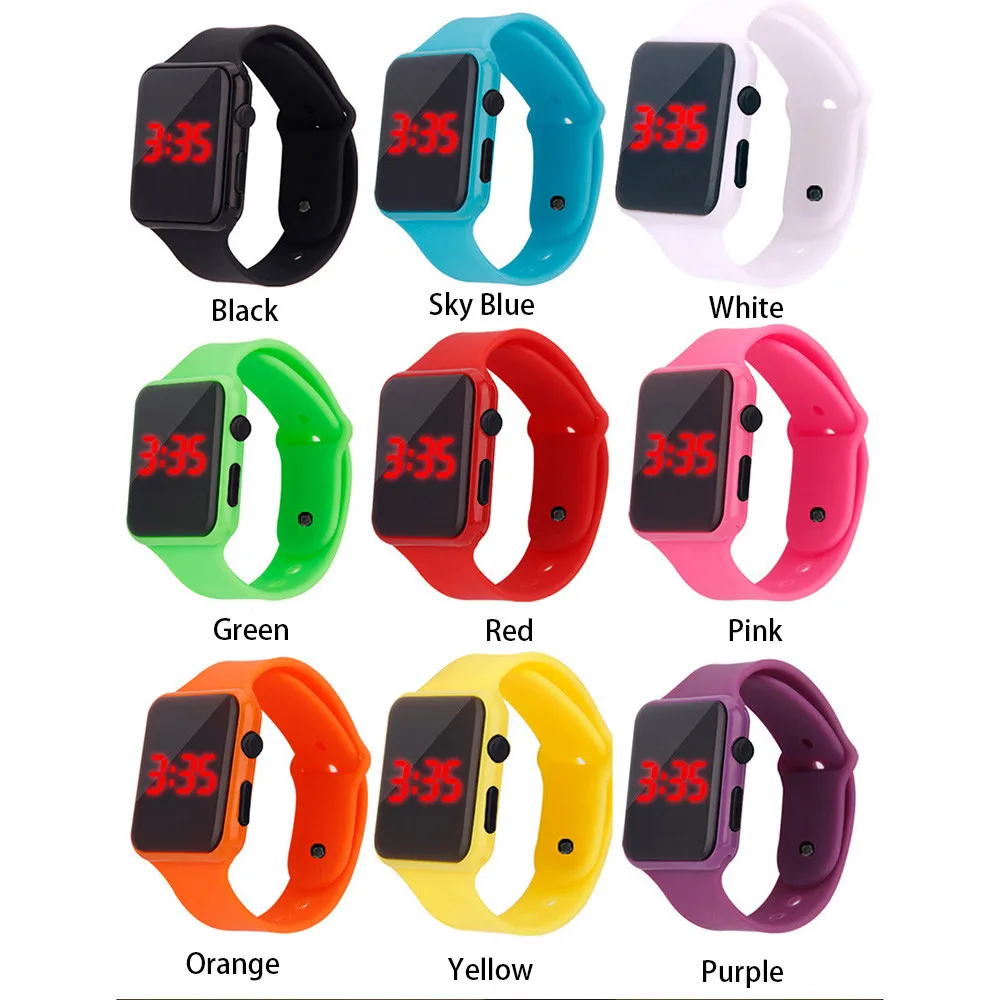 LED Digital Watches Men Children Sports Waterproof Wrist Watch Men Business Clock Animals WristWatch Women Man Watch Bracelets