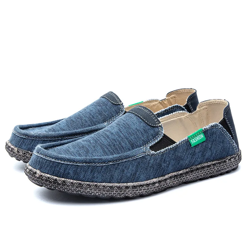 New Arrival Low Price Mens Breathable High Quality Casual Shoes Jeans Canvas Casual Shoes Slip On Men Fashion Flats Loafer view 5