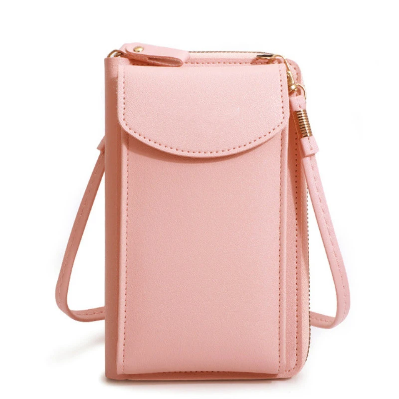 Yogodlns dorywczo telefon komórkowy Crossbody torba damska torebka na ramię ze skóry PU Multifuncion torba typu Messenger Flap Lady etui Bolsos