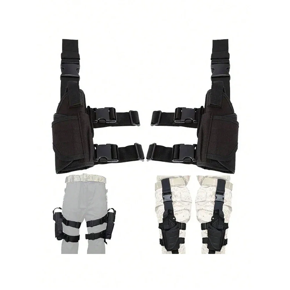 

Universal Drop Leg Holster Thigh Platform Tactical MOLLE Gun Holster for Hunting Paintball Panel with Adjustable Molle Straps