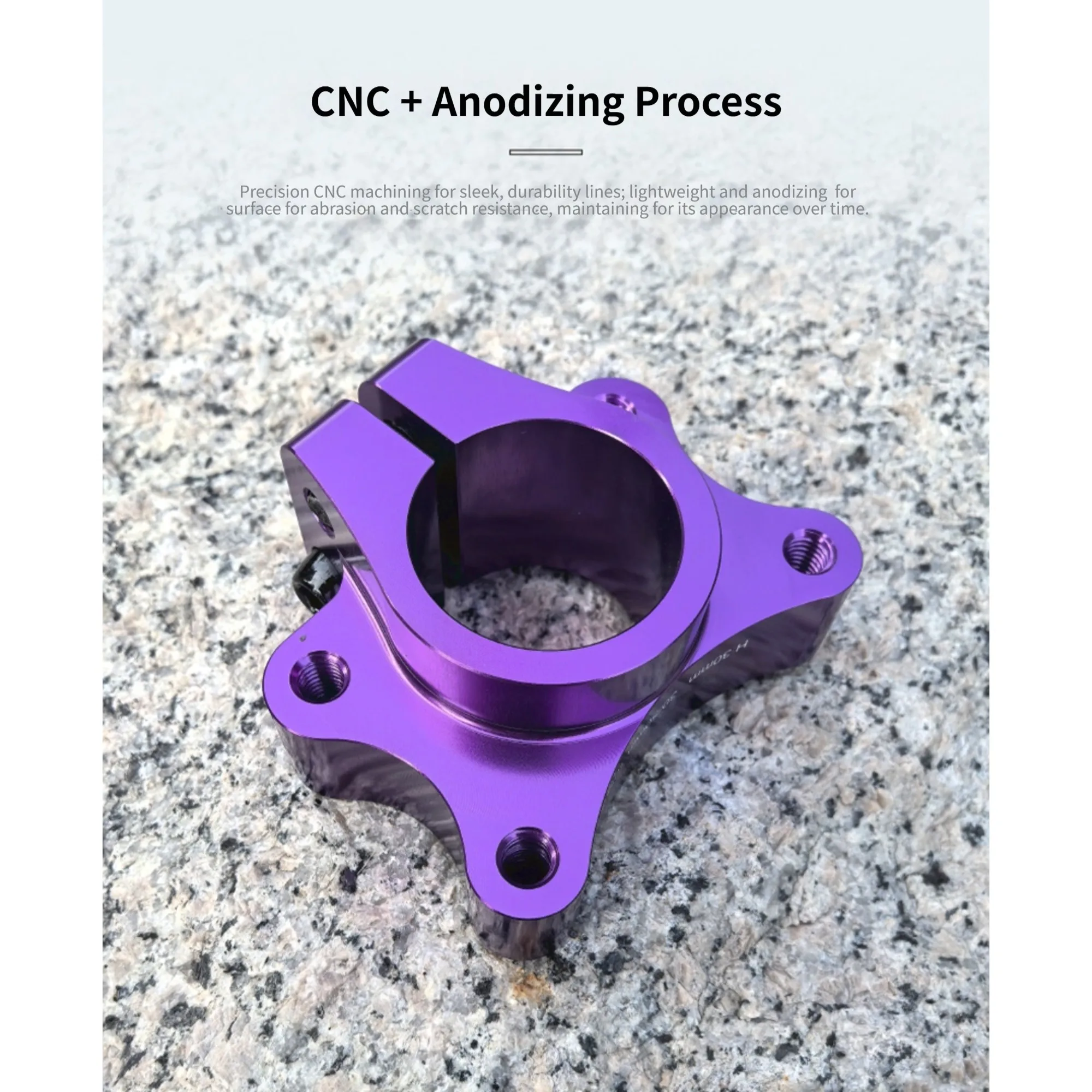 Aluminum Dual Crown Stem Adapter 28.6mm Dual Crown Stem Downhill Stem Riser Conversion Seat For Mountain Bicycle Accessories