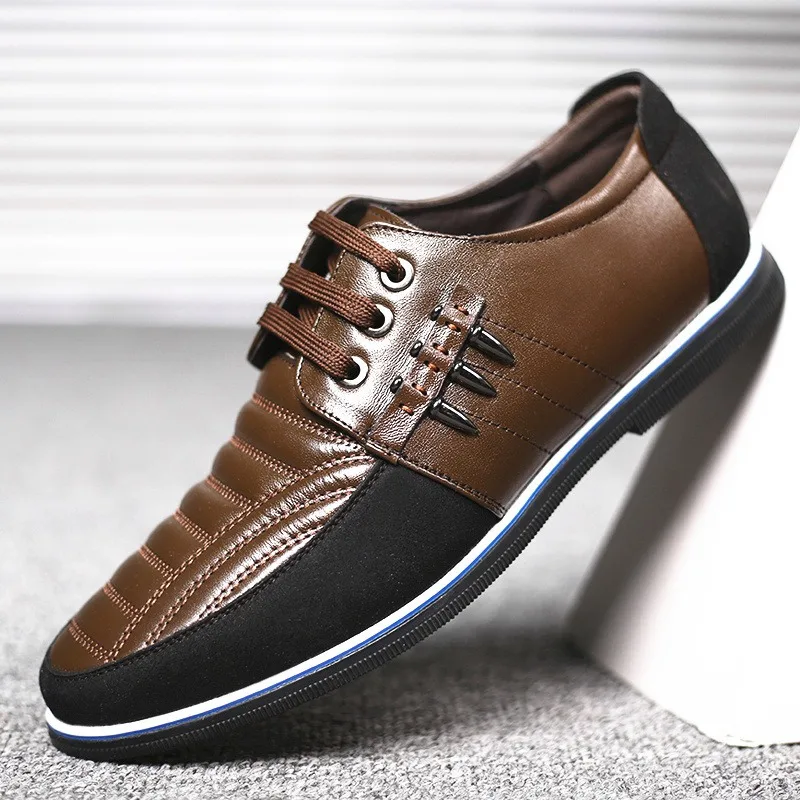 size 38-46 casual sneaker PU leather casual shoes for man luxury sneakers for man designer shoes casual business mocassin homme