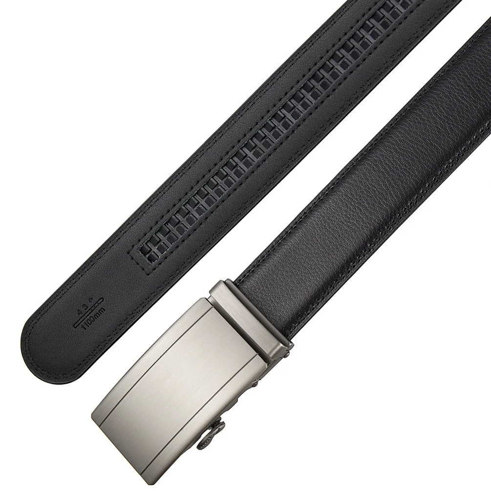 العلامة التجارية الشهيرة حزام الذكور مصمم التلقائي مشبك جلد طبيعي الرجال حزام أحزمة فاخرة للرجال 3.5 سنتيمتر جديد أسود براون حجم كبير