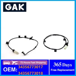 GAK 34356773017 34356773018 Car Accessories Front Rear Brake Pad Wear Sensor For MINI Cooper R56 34356783230 34356789330