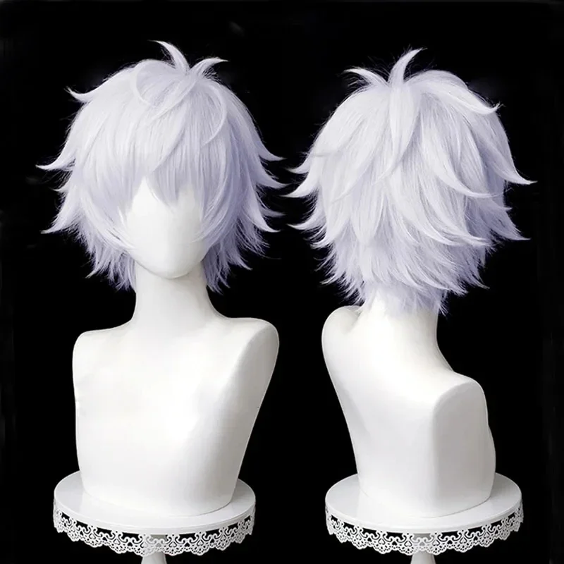 Gojo Satoru Synthetic Wig Anime Cosplay Jujutsu Kaisen Cosplay Jujutsu Kaisen Gojo Satoru Costume Wig Halloween