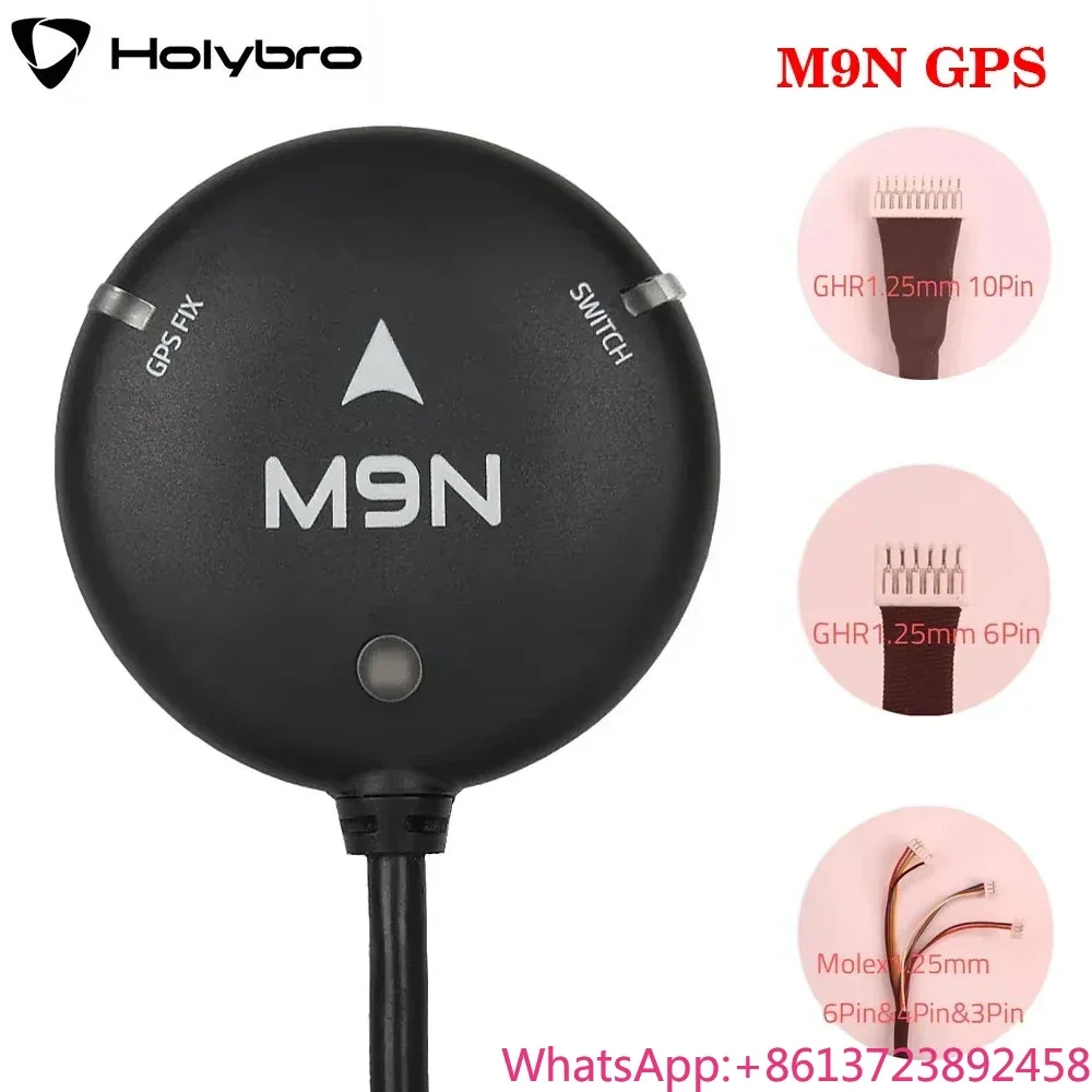 

Holybro M9N GPS Module IST8310 Compass LED Indicator Can Be Received Concurrently Major GNSS Constellations for RC FPV Drone