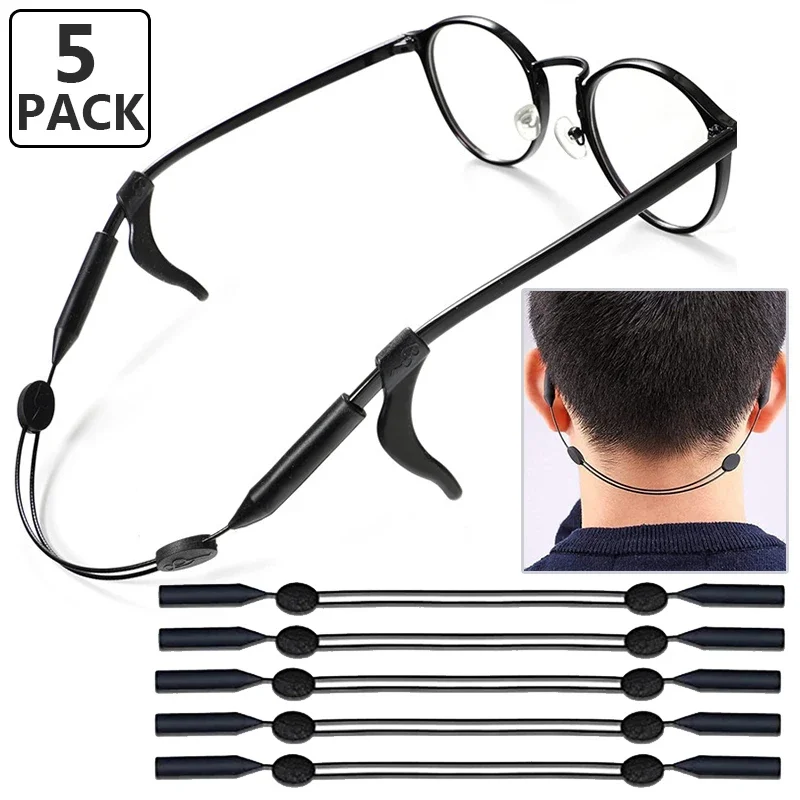 Eyeglass Lanyard Glasses Strap Rope Adjustable Neck Cord Sport Eyeglasses Accessories Sunglasses Chain Band String Holder