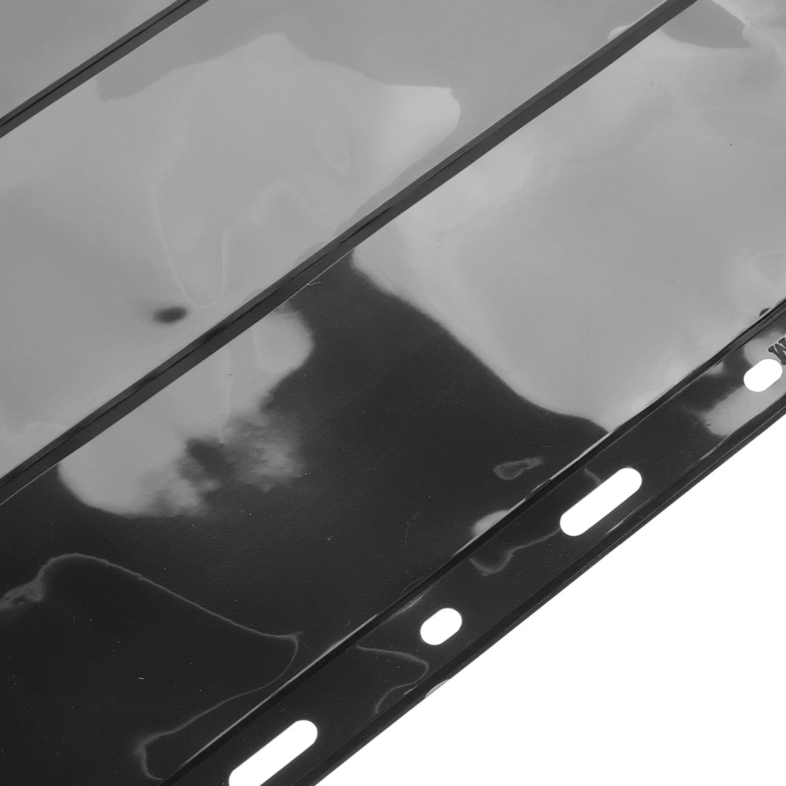 10Pcs Stamp Album Pages Black Background 3-Slot Protective Sleeves for Stamp Collectors Organizing Display Sheets