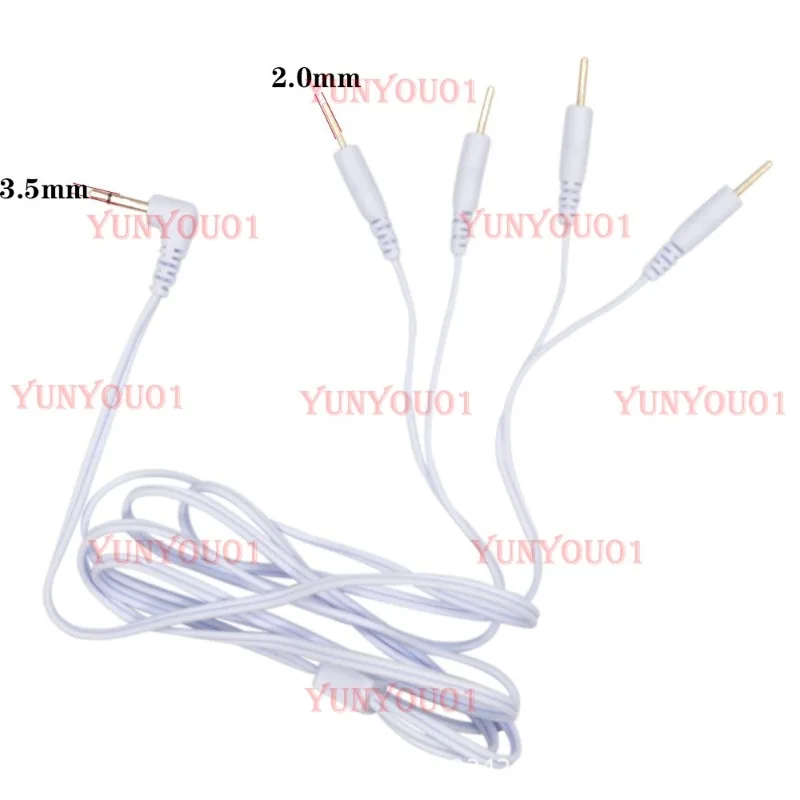 1.2 Meters Long DC3.5MM Head, Two-pin/four-pin Electrode Wire 2MM Plug Needle and Thread, Accessories
