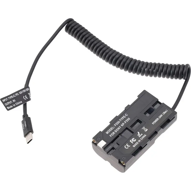 FOTGA NP F970 Fake Battery Decoding NP F Fake Batteries For Ninja Monitor Power Cable For Shinobi Monitor Power Cable