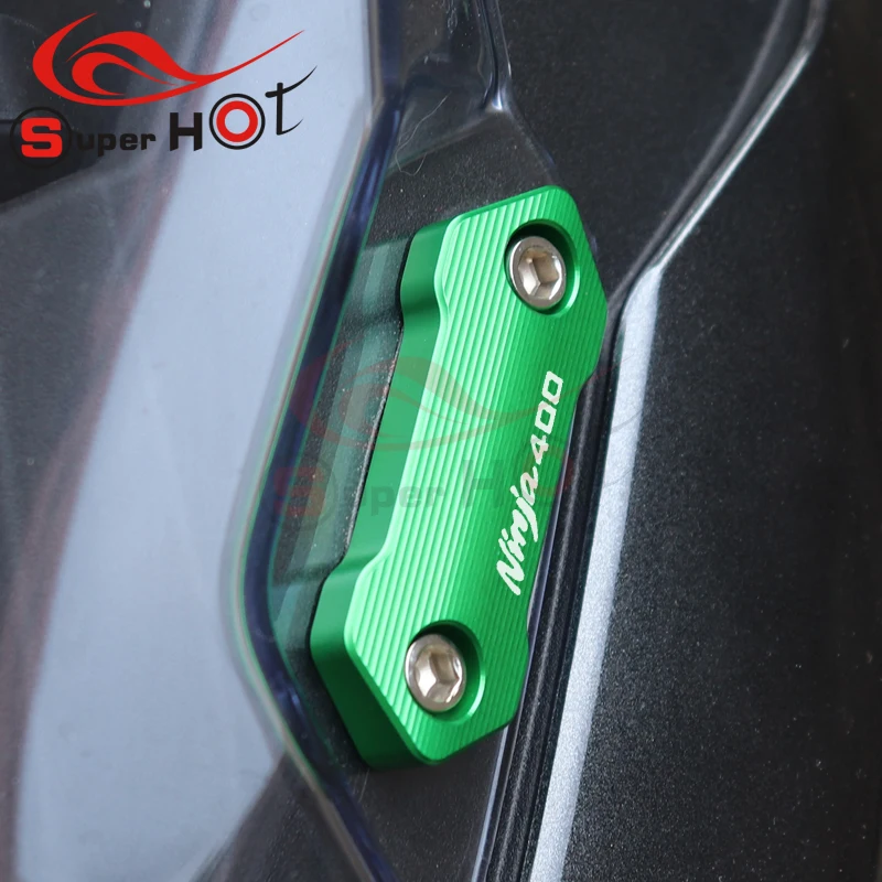 Motorcycle Accessories Mirror Hole Cover Windscreen Driven Mirror Eliminators Cap for KAWASAKI NINJA400 ZX25R NINJA 400 ZX 25R