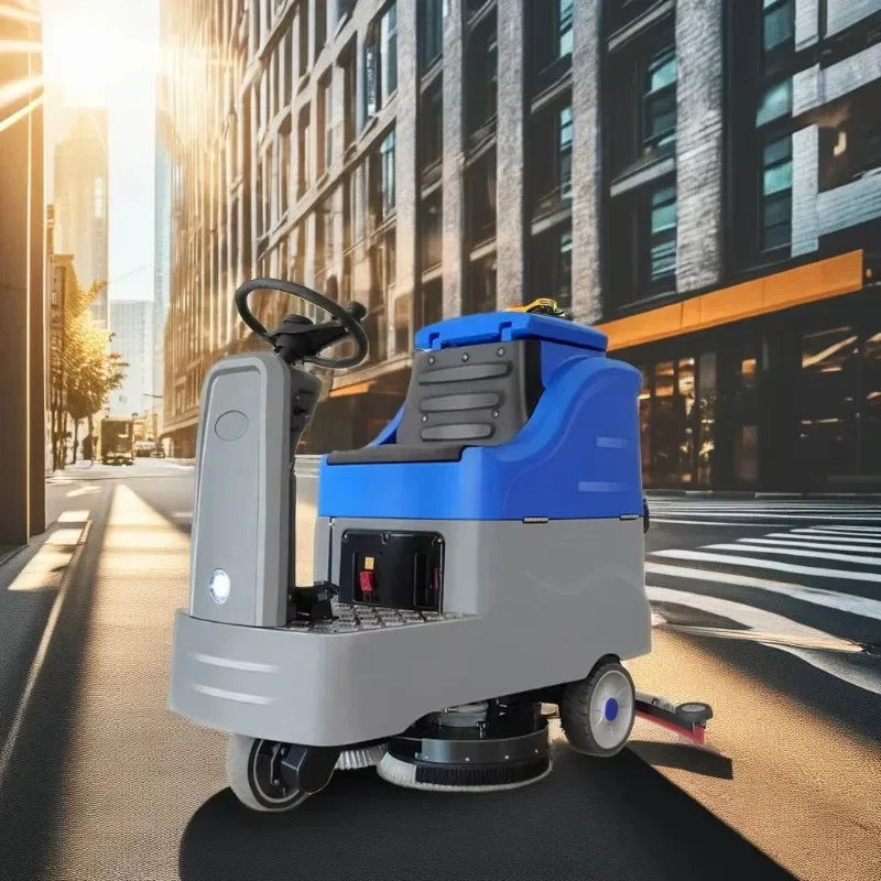 YG Large Capacity Ride-On Floor Scrubber Machine with Pump Engine Gearbox Gear for Hotels and All Industries Wide Use