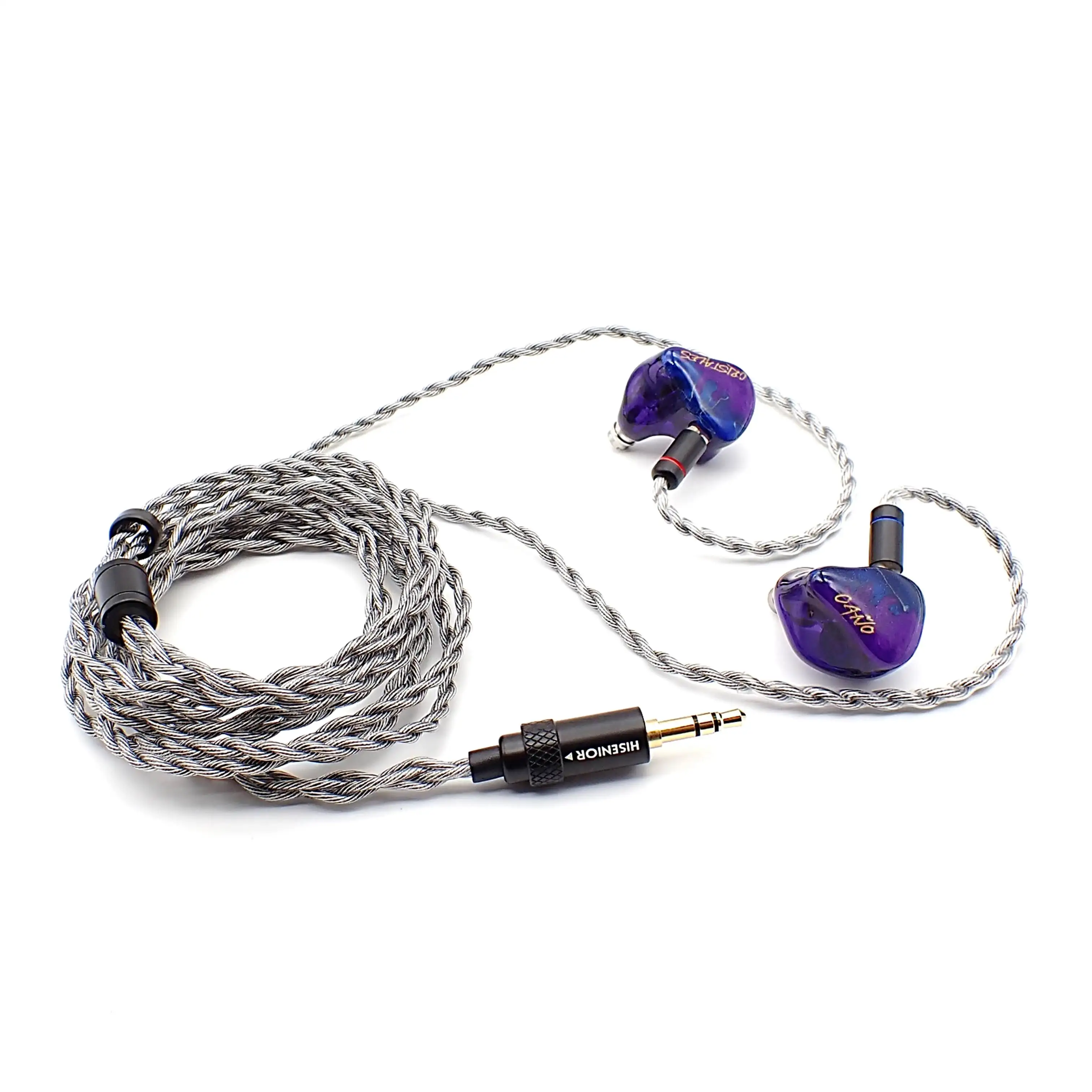 Hisenior Cano Cristales 2DD+8BA Hybrid IEM Earphones 0.78mm