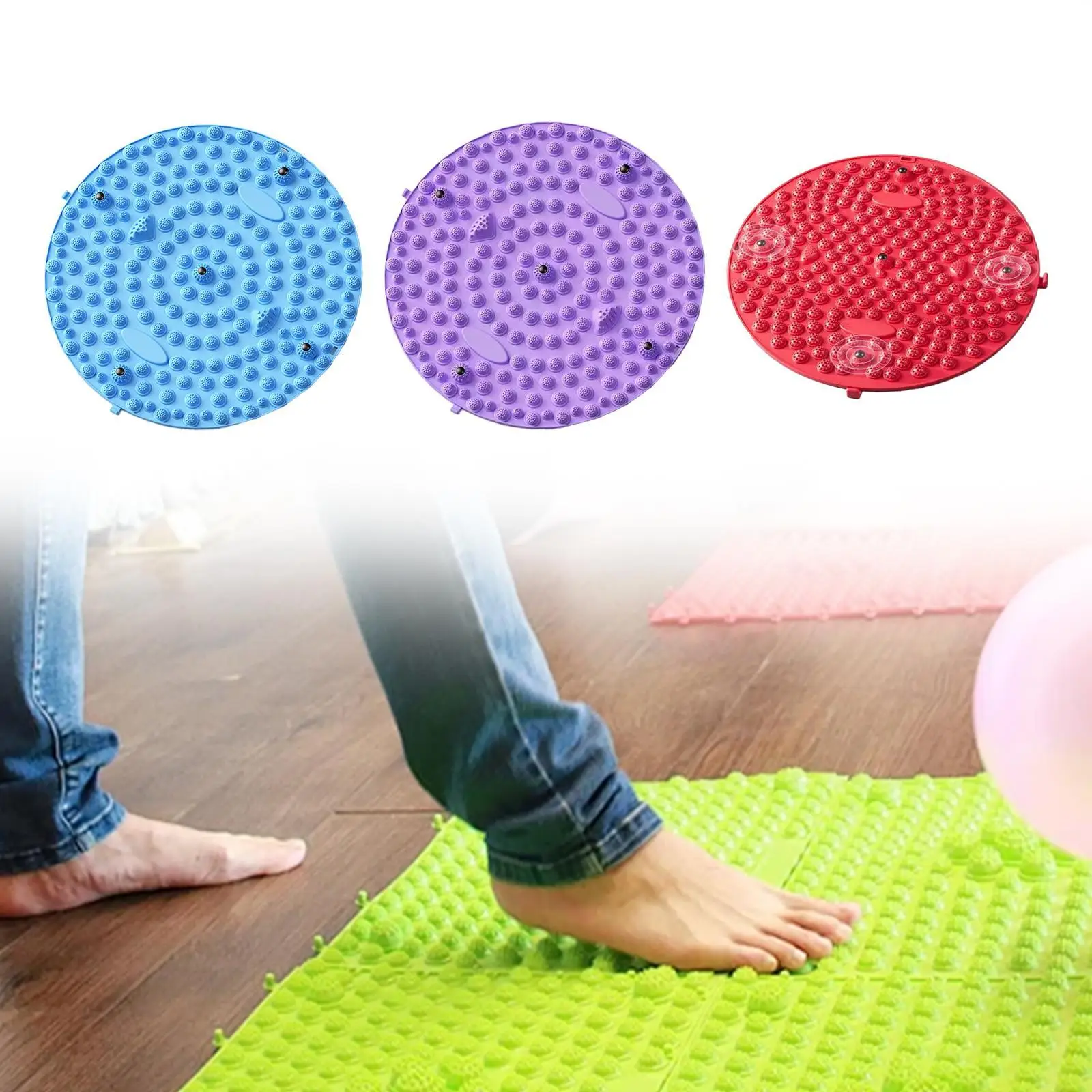 Foot Massage Mat Flexible 55 cm Foldable Stand up Mat Acupressure Mat Massage