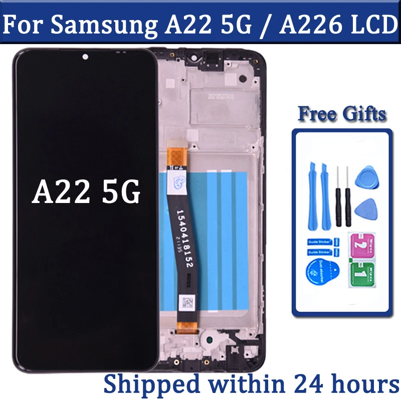 Display For Samsung A22 5G LCD Touch Screen Digitizer Assembly Replacement For A226 A226B SM-A226B/DSN LCD