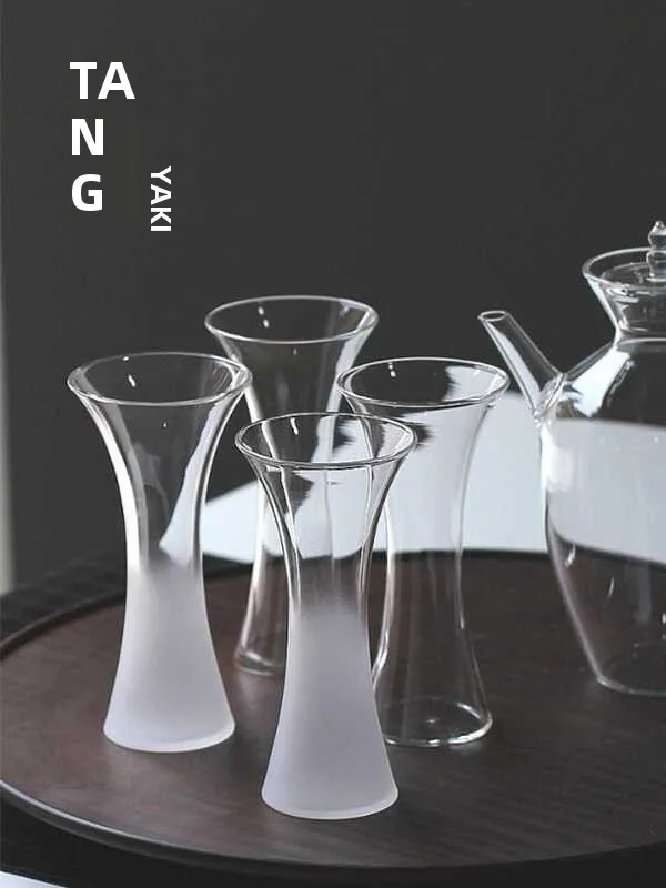 

Набор для чая ручной работы из стекла: чайник и чашки для заваривания чая, термостойкий, винтажный, в китайском стиле, портативный чайник