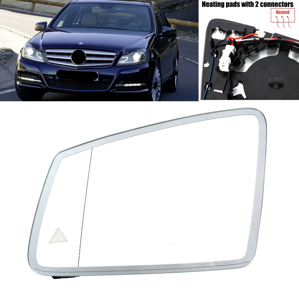 Left Side Auto Dimming Mirror Glass For Benz C117 X204 W204 C204 C216 W212 2010 2011 2012 2013 2014 2015 2016 2017 2018 2019