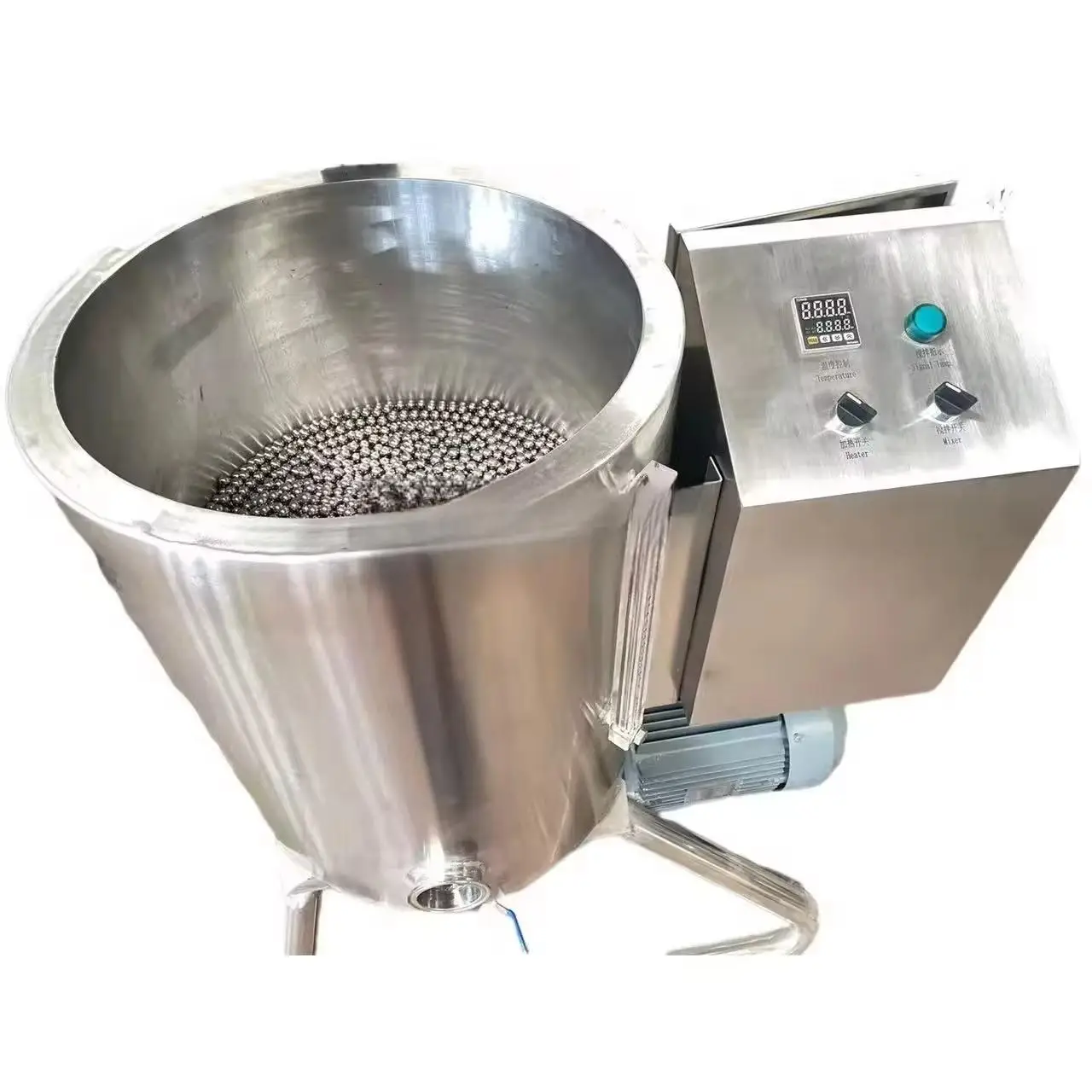 

Stainless Steel Continuous Refiner Verticale Refining Lab Small 500kg 100kg Chocolate Ball Mill Machine for Chocolate
