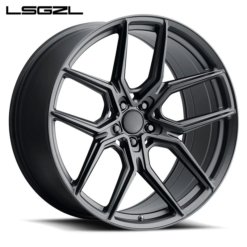 LSGZL Custom Forged Monoblock Wheels Deep Concave Black Passenger Car Wheels 17 18 19 20 21 22 23 24 Inch for BMW Audi gtr
