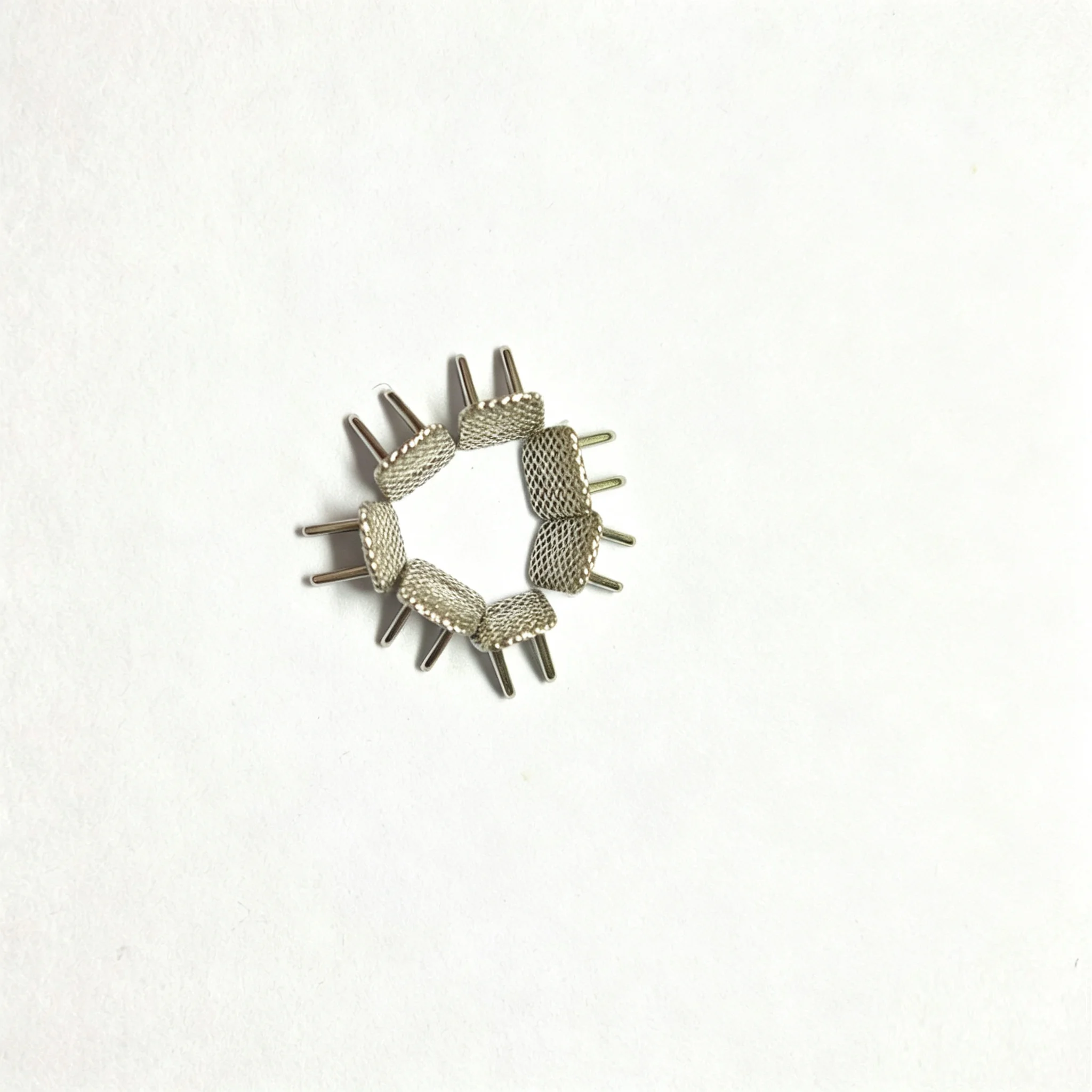 Orthodontic Dental Materials Metal Bite Wing Split Tongue Spike Baffle for Oral Correction - Tongue Spike Baffle Split