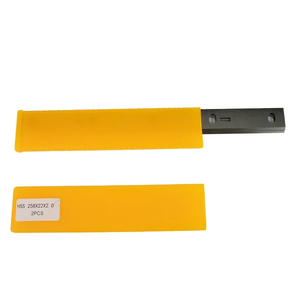 2Pcs 12-1 2inch Planer Blades 258x22x1.8mm HSS Cutters For HMS1070 HMS1080 HMS1050 Gűde 254 Woodworking Tool Parts