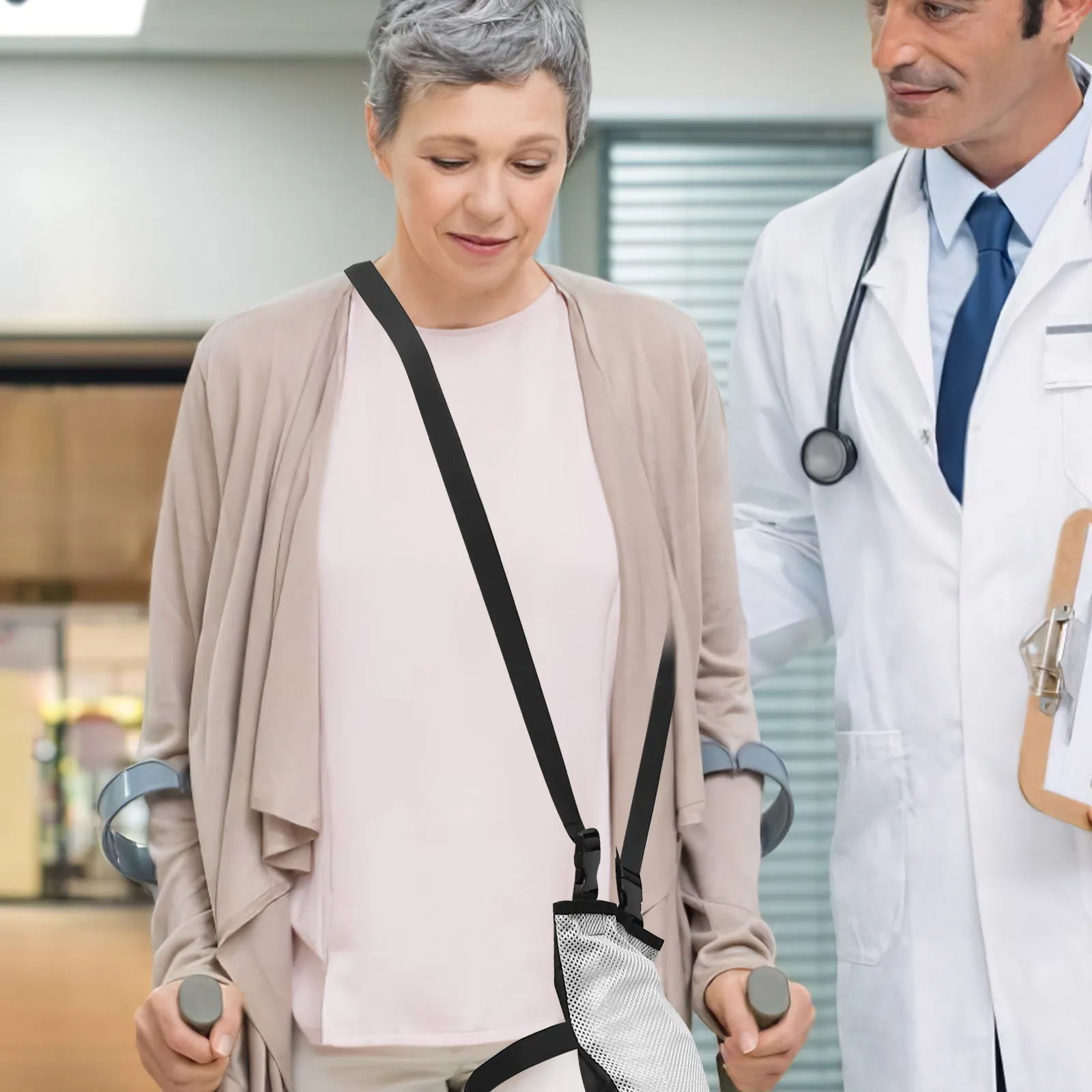 Bag Cover Breathable Mesh Adjustable Comfortable Holder Suitable for Urine Collection and Catheter