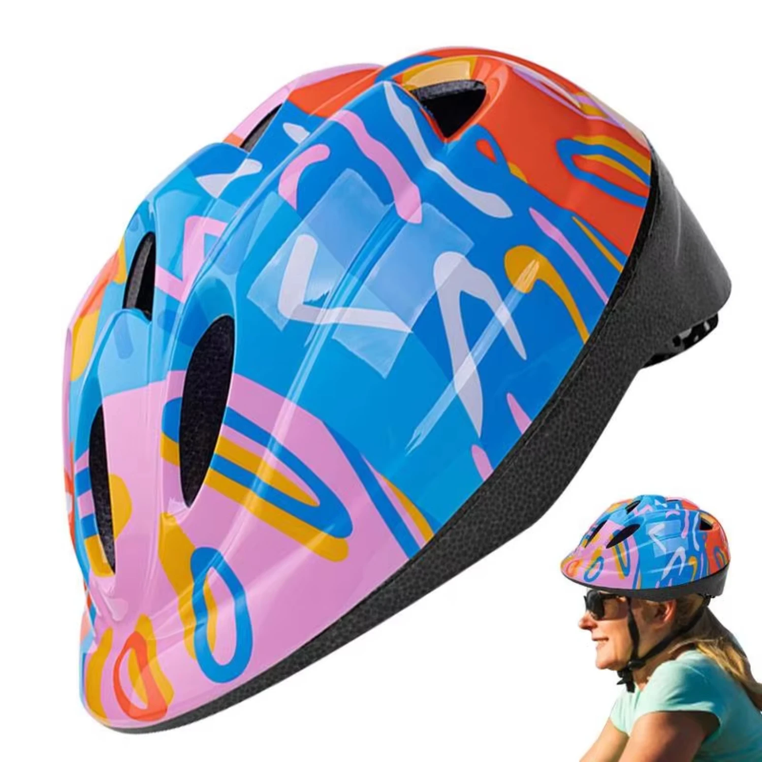 Toddler Helmets Adjustable  Bike Helmets  Skateboard  Bike Helmets Protective Gear Helmets  Multi-Sports Safety