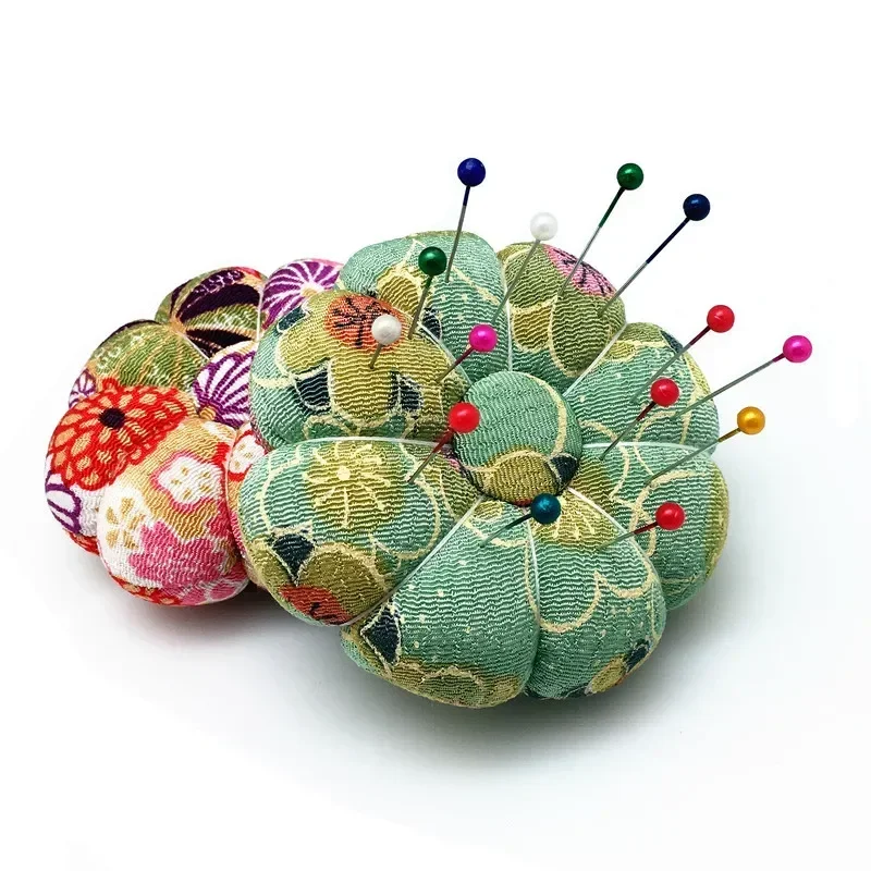 1Pc Pumpkin Shaped Needle Pin Cushion Sewing Needle Pillow DIY Tool Cross Stitch Sewing Accessories Sewing Kit
