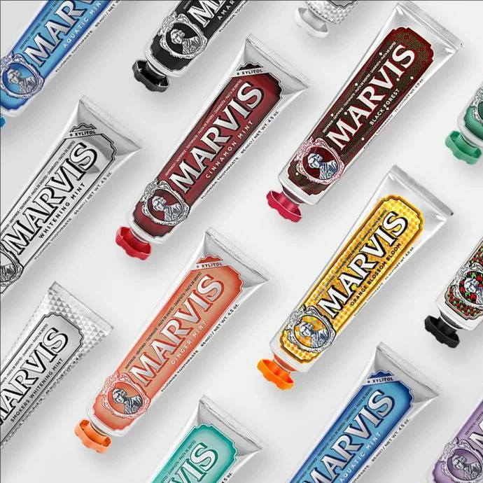 Marvis Whitening Healtmint Freshen Breath Toothpaste Italy Original Remove Smoke Stains Yellowing Toothpaste Teeth Whitening