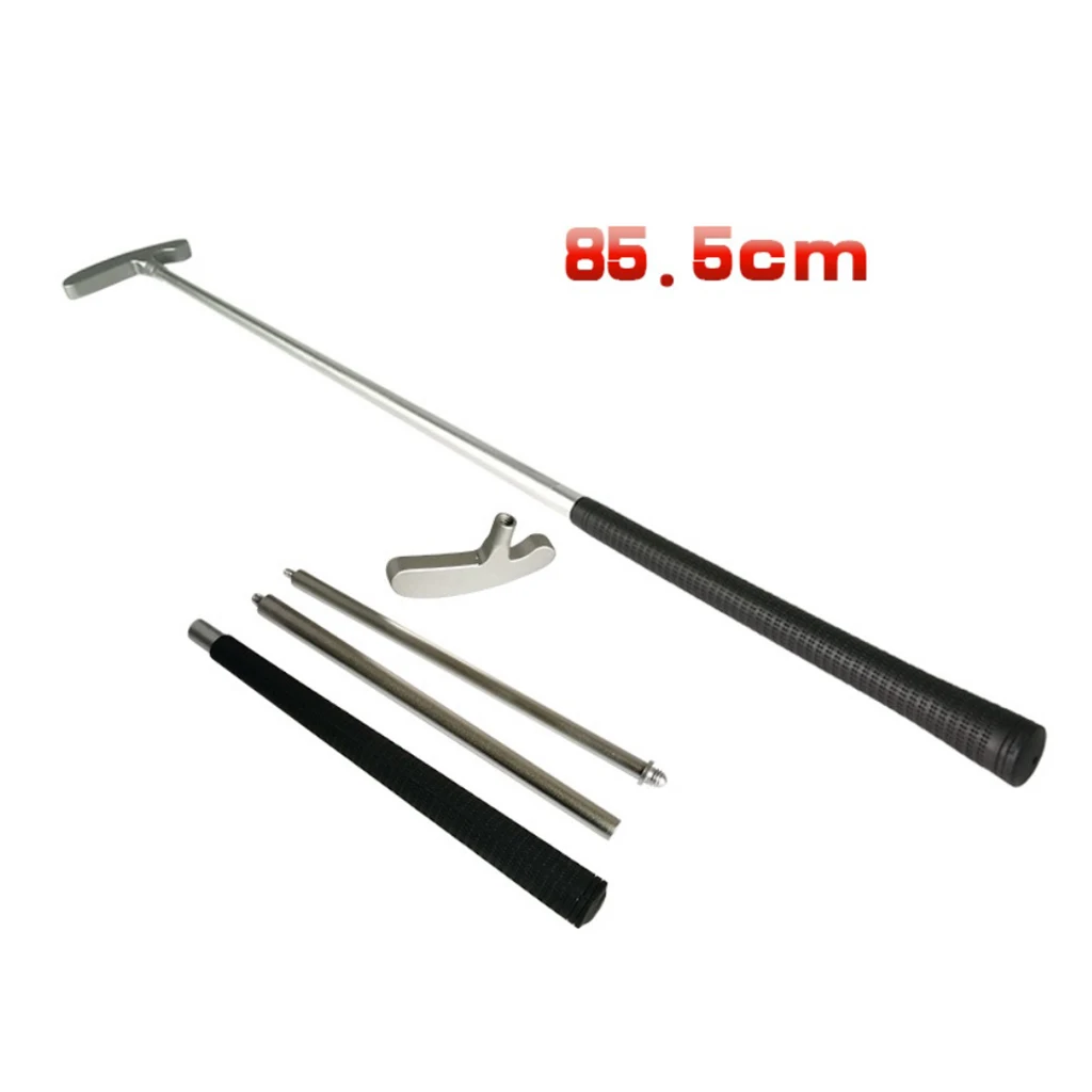 Two Way Collapsible Golf Putter Portable Travel Club Nonslip Grip Gift for Left and Right Hand Golfers Practice