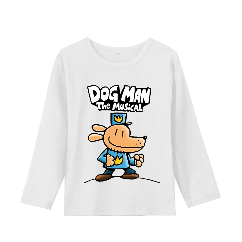 犬男長袖スウェットシャツ漫画プリントアウトドアウェアトップス Tシャツかわいい女の子男の子服薄い O ネック衣装服ギフト