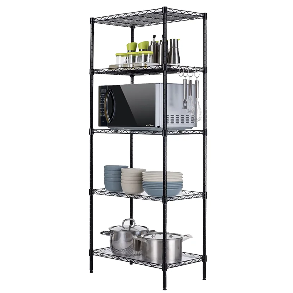 Useful Things for Home Gadgets 5 Tier Wire Shelf Unit Kitchen Accessory 750 Lb Capacity Organizers Storage and Organization