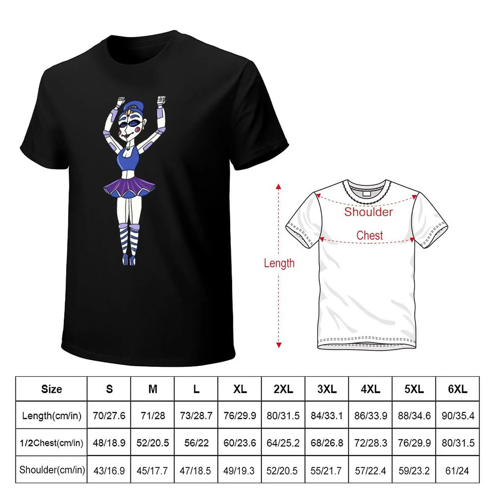 Ballora T-Shirt funny t shirts plus size t shirts sweat shirt mens T-Shirts anime