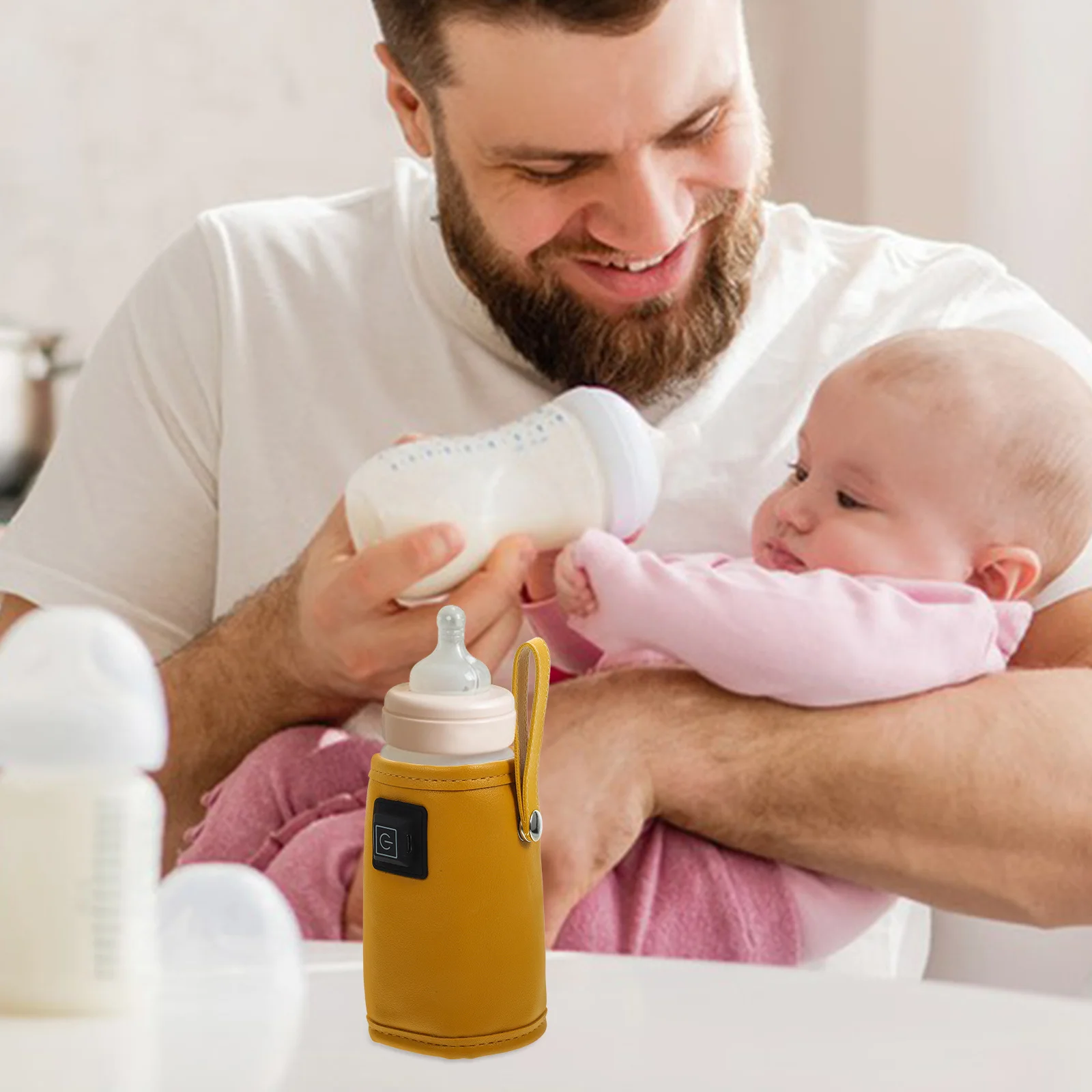 Manchon chauffe-biberon Portable isolé chauffe-lait pour bébé voyage voiture alimentation lait maternel brassage chauffe-biberon en déplacement