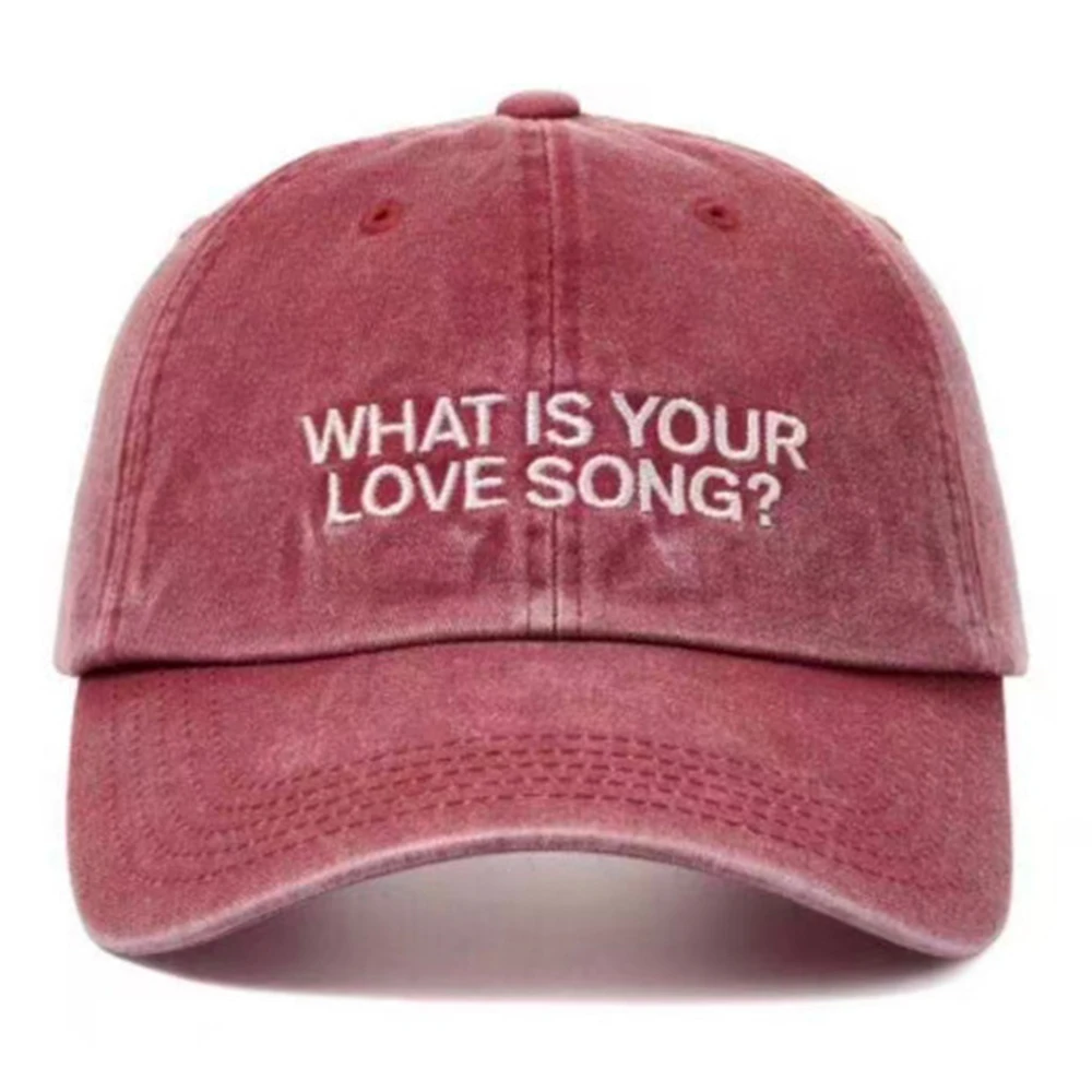 Kpop Tae Hyung Same Knitted Embroidery Cap What Is Your Love Song World Tour Concert Cap Women Men Fashion Baseball Caps