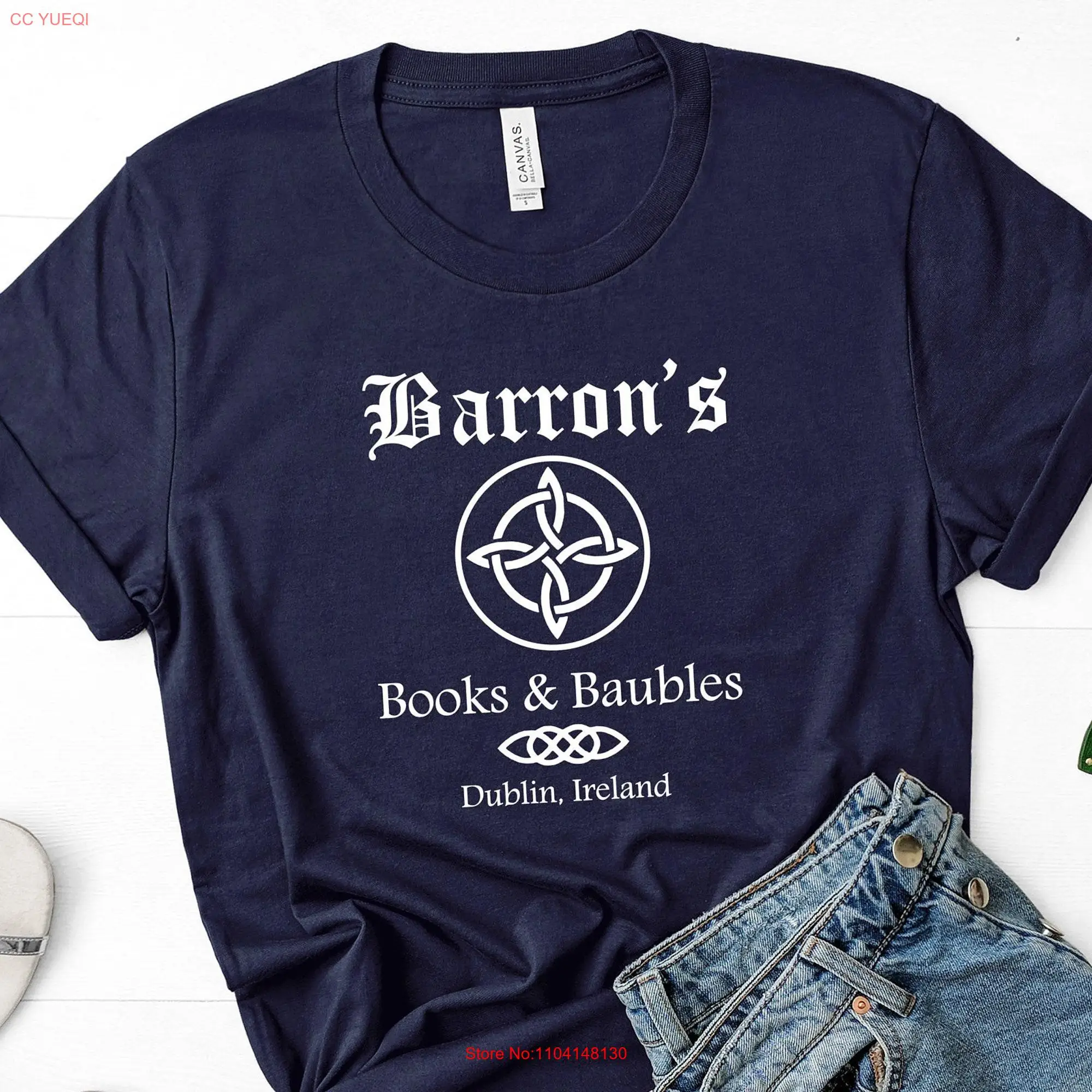 Barron's Bookstore shirt Fever series bookish tee Darkfever fantasy book Jericho Barrons Ireland graphic