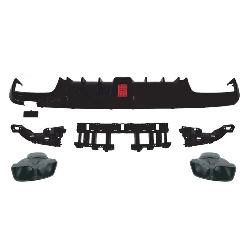 

Factory Direct Tail Throat Spoiler Car Rear Bumper Diffuser Sp Lip - C Class 260L W205 Body Kit