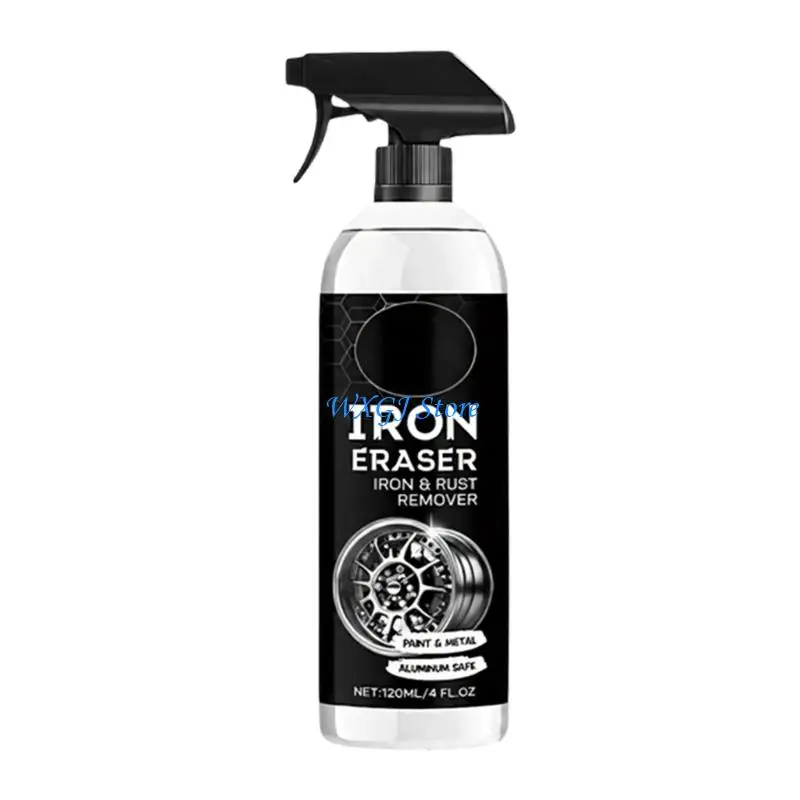 37JE Iron Remover Cleaner 120 Vehicle Upkeep Bottle Easy to Use for Wheel Parts