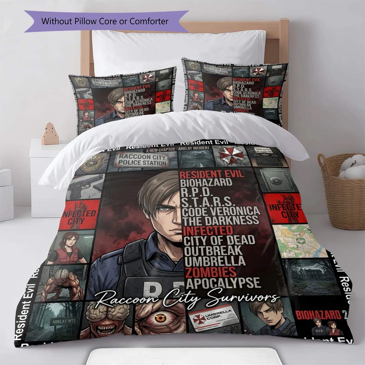 Resident Evil SoftComfortable Duvet Cover, Kids Bedding Gift,SizeDifferent Options -HE53