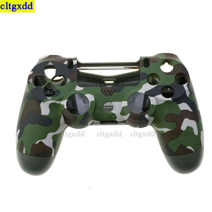 Cltgxdd 1 Set Cocok untuk PS4 Game Controller JDS-055 JDM-050 JDM-055 MOD Game Perbaikan Kit Lengkap Shell DIY Pengganti