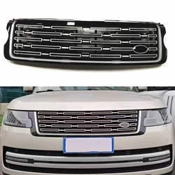 Car Front Grille Racing Grill Upper Hood Radiator Mesh Grid For Land Rover Range Rover Vogue L405 2013-2017