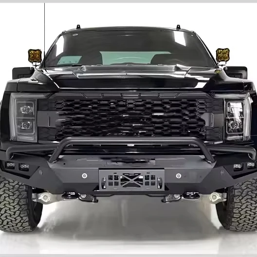

High Quality New Steel Black Winch Front Bumper For F-150 Raptor