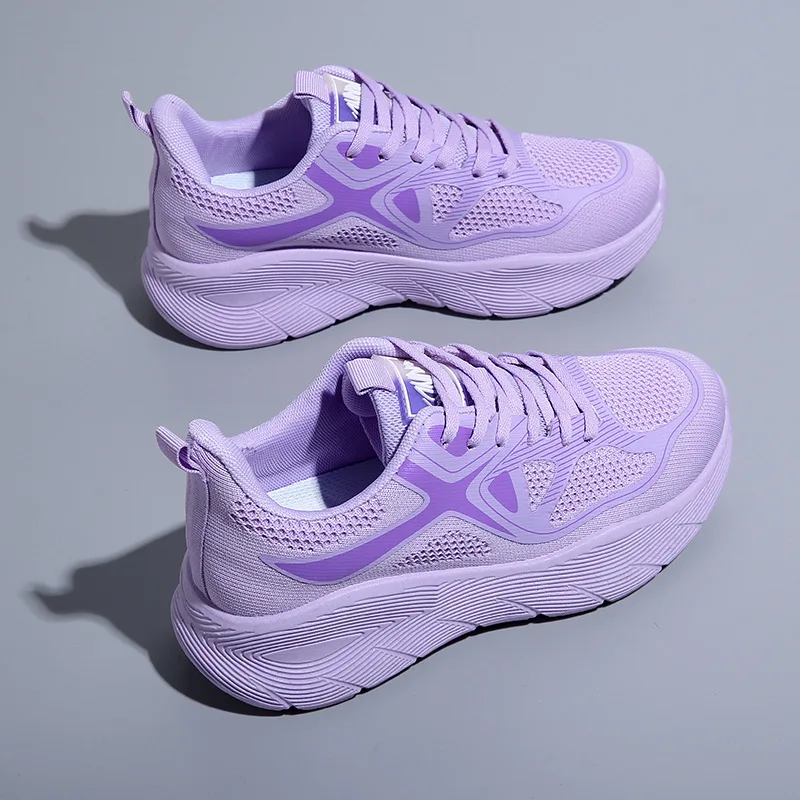 

Женские теннисные туфли большого размера, размер 35-44, весенне-осенние новые уличные женские спортивные кроссовки на шнуровке, Zapatillas De Mujer
