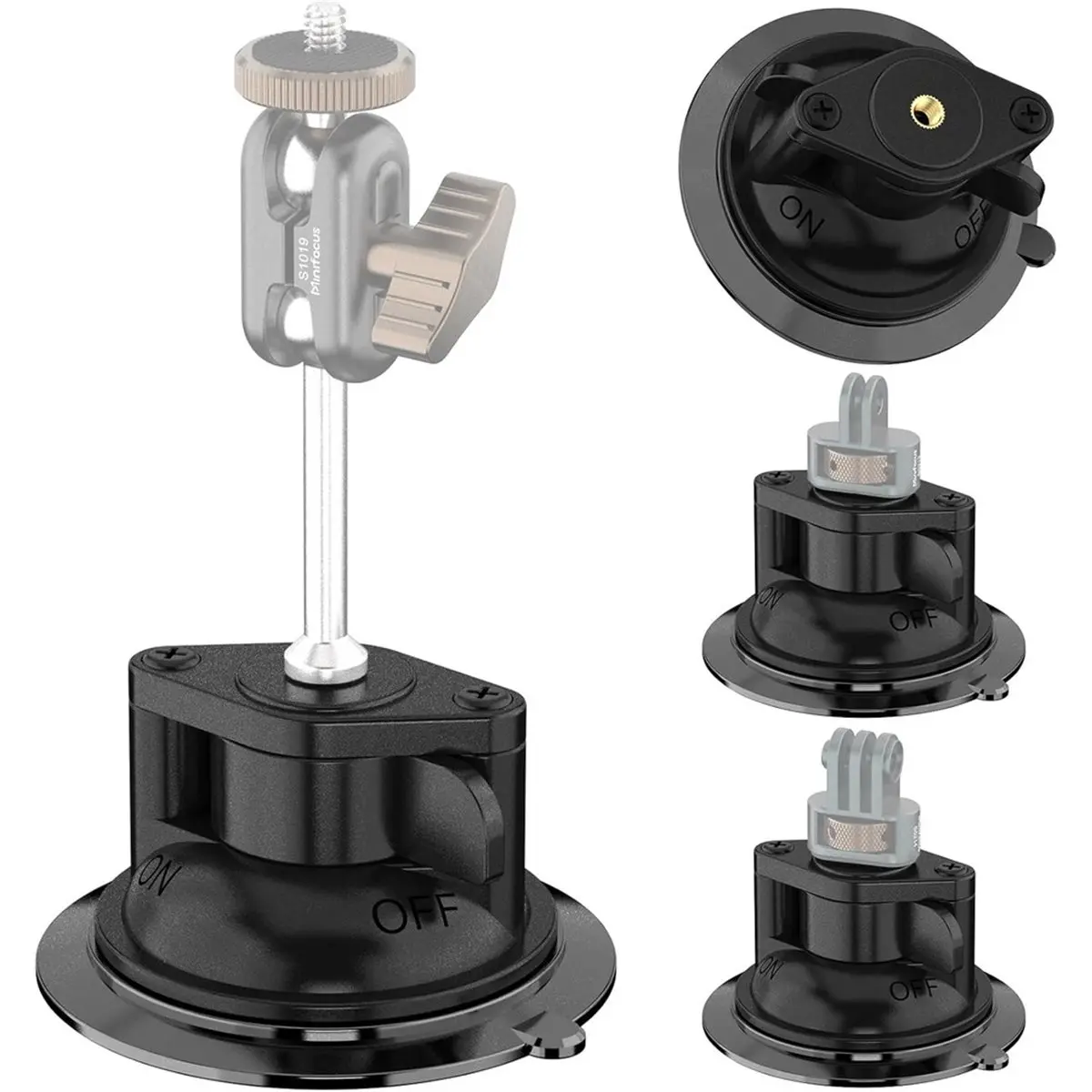 Single-Suction-Cup Car Phone Mount, Suitable for Hooks, Camera or Phone Mounts,Designed for Use on Smooth Walls