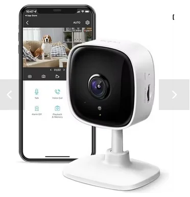 TP-LinkTapo1080P Indoor Security Camera for Baby Monitor, Dog Camera w/Motion Detection, 2-Way Audio Siren