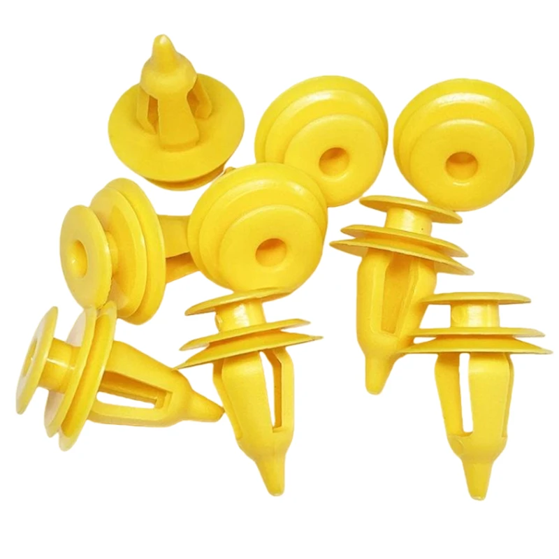 20Pcs For 10mm Hole OE: 67771-30090 Auto Door Trim Panel Retainer Fastener Clips Car Door Panel Guard Wheel Eyebrow Clip TY595