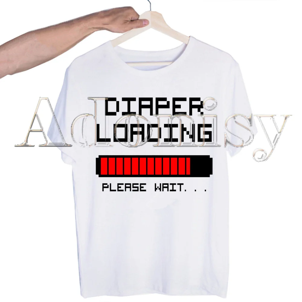 Loaded Diaper Men's Tshirt Cute Printing Shirt Mens Fashion T-Shirt for Men Casual Tops Short Sleeve